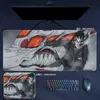 Mauspads Handgelenkauflagen Anime Chainsaw Man Große Mauspads Makima Power Aki Denji Mousepad Computer Laptop Gamer Pad PC Gaming Zubehör Schreibtischmatten YQ231117