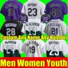 S-4XL 2023 Custom Kris Bryant Jersey Wilson Randal Colorado Gchuk Connor Joe Charlie Blackmon Todd Helton Larry Walker Jose Iglesias Ryan McMahon Rockies C. J. Cron