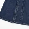 Casacos de trincheira femininos novo outono estilo elegante denim manga comprida gola alta solto encaixe feminino trench city commuter