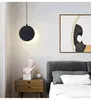 Lampade da parete Specchio in stile moderno per camera da letto Oggetti decorativi Arredamento rustico per la casa Lampada da lettura Puleggia in legno antico
