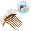 Headpieces Wedding Hair Comb Bride Combs Pearl Tiara Pearls Flower Side Accessories French