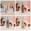 Velas Navidad LED Vela PVC Luces de noche Portátil Sin llama Mesa Decoración Feliz Escritorio Drop Entrega Hogar Jardín Dhlgl