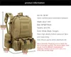 Backpackpakketten 55L Tactische rugzak 4-in-1 Molle-sporttas Buiten Wandelen Reizen Vissen Wandelen Kamperen 3D-rugzak Militaire waterdichte rugzak 231117