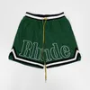 Pantaloncini da uomo Rhude Summer Designer pantaloni da spiaggia Valuta Buster pantaloncini stampati in rete pannelli in tessuto alla moda allentati traspiranti sportivi con coulisse basket