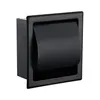 Schwarz eingebraucht Toileisue Papierhalter All Metallkonträt 304 Edelstahl Doppelwand Badezimmer Rollbox Toilettenhalter203b