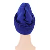 Chemio Cap Hijab Hat Diamond Auto Gele Headtie Turban Head Wrap Bonnet Perdita di capelli Copricapo da festa nuziale nigeriano