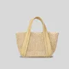 Large Capacity Beach Shopping Bags Luxury Designer Rattan Woven Shoulder Bag Women Handmade Straw Handbags Summer Travel Bag 2023