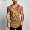 Débardeurs homme Nouvelle marque vêtements été Singlets hommes débardeurs chemise équipement de musculation Fitness hommes maille Stringer débardeur gilet T230417