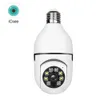 New ICSEE 3MP Bulb Camera Network PTZ Bulb E27 Socket PTZ Light Bulb CCTV Camera