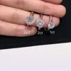 Have stamp and box 13 karat diamond rings anelli moissanite 925 sterling silver couple women marry wedding sets engagement jewelr1807315