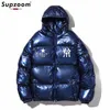 Men's Down Parkas Supzoom New Arrival Top Fashion Hip Hop Print Bread Suit Winter Cotton Couple Cold Clothes Hooded Casual Mens Jackets And Coats J231117