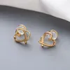 Boucles d'Oreilles Clou Clips d'Oreille Silicone Indolore Femme Piercing Été Simple Haut de Gamme Petit Amour Tempérament Mignon