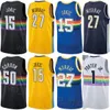 Imprimer Hommes Femme City Basketball Reggie Jackson Jersey 7 Peyton Watson 8 Christian Braun 0 Justin Holiday 9 Julian Strawther 3 Zeke Nni 22 Nom personnalisé gagné