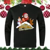 Erkek Sweaters Erkekler Noel Baskı Kapşonlu Sonbahar Kazak Gevşek Artı Boyut ve Kadınlar 231116