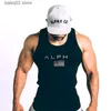 Tanktops voor heren Zomer Heren Fitness Mouwloos shirt Bodybuilding tanktops Gym Hardlopen Oefening Singlet Fitness Sport Casual vest T230417