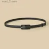 Belts LTI-Color LA's Slender Thin Belt Belt Queg Bin Bucle Women Weist Belt Lixt Belt Can Cal Cale Boxle Beltl231117