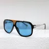 1.1 millionnaires lunettes de soleil en métal monture en tôle de luxe pour hommes et femmes monture en métal en forme de V avec jambe en métal signature temple lettre gravée logo Z1900U fête sur la plage