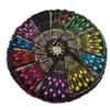 Sequins Dancing Fan Creative Design Peacock Folding Hand Fans Women Stage Performance Prop Multi Color Free Shipping