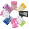 50/100/300/500 pièces brosses à cils à sourcils bobines de cils baguettes de Mascara applicateur jetable pour outil de maquillage d'extension de cils Makeup Tools