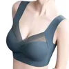 Bras Sexy Top Seamless Bra Plus Size Backless Bras Push Up Women Wireless Bralette Woman Underwear Sports Unwired Bra Without Frame P230417