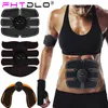 Slimming Belt EMS Wireless Muscle Stimulator Trainer Smart Workout Abdominal Training Electric Stickers Body Massager 230417