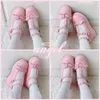 Chaussures habillées Sweet Heart Buckle Wedges Mary Janes Femmes Rose T-Strap Chunky Plateforme Chaussures Lolita Femme Punk Gothique Cosplay Chaussures 43 231116