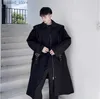 Heren Trenchcoats 2023 Herenmode Overjas voor Mannelijke Gloednieuwe Lente Geul Koreaanse Lange Windjack Streetwear Mannen Jas Bovenkleding Kleding A70 Q231118