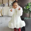 Down Coat Baby barnkläder Girls Jacket Winter Fashion Solid Faux Mink Fox Fur Coat For Teen Girl Soft Warm Children's Clothing 231117