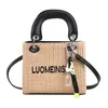 Tas 22% KORTING Designer handtas klein voor dames nieuwe mode zomer borduurwerk brief gras geweven handtas enkele kruis schouder Daifei tas