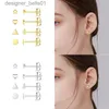 Stud Aide 925 Sterling Silver Star Diamond Stud Earrings for Women Mini Cubic Zirconia Jeweled Geometric Ear Stud Set Jewelry Giftl231117