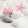 Coussin/décoratif nouveau nuage en peluche lune goutte de pluie en peluche doux coussin nuage en peluche jouets en peluche pour enfants bébé enfants fille cadeau