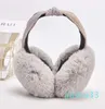 Bouchons d'oreilles en peluche douce, chauds et mignons, anti-gel, en forme de panda, couleur unie, confortables