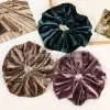 19cm Oversized Velvet Scrunchie Hair Ties for Women Girls Vintage Elastic Hair Bands Headdress Accessories Chouchou Cheveux