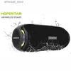 Głośniki telefonu komórkowego Hopestar H48 potężne bezprzewodowe głośniki Bluetooth Portable Waterproof Waterproof Music Center Subwoofer Kolumna głośna głośnik Q231117