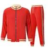 Męskie dresy dla mężczyzn Casual Mens Tracksuit Spring Autumn Men Sets Zip Cardigan Dwukierunkowe spodnie kurtki garnitur w paski Sportowanie do joggingu Męskie dressit 231117