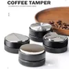 Tampers Coffee Tamper 51535858.35MM 304 Distribuidor de café de acero inoxidable Martillo de café en polvo Base convexa Accesorios de café 230417
