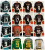 Mens 15 Ryan Getzlaf Hockey''nHl '' Formalar Orange 4 Cam Fowler 36 John Gibson Siyah Gömlek 9 Paul Kariya 8 Teemu Selanne 17 Ryan Kesler 96 Charlie