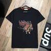 T-shirts pour hommes Designer Été Nouveau Col Rond Mode Hommes Imprimé T-shirt À Manches Courtes Mode Casual Beau Coton Soyeux Beau Cheval Robe 7W9G