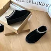 Tasman Pantoufles Designer Slides Chaussures Australie Daim Shearling Plate-forme Bottes de neige Classique Ultra Mini Boot Graines de moutarde Femmes Bottines d'hiver Hommes Ver d'hiver