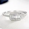 Cluster Ringe WPB Premium Damen Glänzender T Diamantring Weiblicher Luxusschmuck Brillanter Zirkon Design Geschenkparty Für Schöne Mädchen