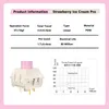 Keyboards Kailh BOX Switch Ice Cream Pro Crystal Rose DIY Clicky Tactile Linear Silent MX Switches For Mechanical Keyboard GMK67 GK61 K500 231117