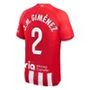 Atlético Madrids camisas de futebol GRIEZMANN 23 24 120º aniversário 2023 2024 M.LLORENTE KOKE SAUL Correa LEMAR camisa de futebol masculino kit infantil conjuntos uniformes