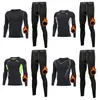 Overige sportartikelen Winter Heren Thermisch ondergoed Set Eerste laag Lange onderbroek Ski Motor Basketbal Sport Compressie Sneldrogend S3XL Warm pak 231116