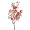 Decorative Flowers Artificial Cherry Blossom Lifelike Branches Decor 97cm Plants For Home Bulk