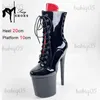 Bottes Plate-forme Chaussures Womne Mixte Zip Strappy Couleur Pole Dance Performance Bottes Minces Talons Hauts Python Modèle Modèle Show Bottines T231117