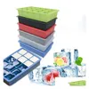 Other Bar Products 15 Grid Big Ice Tray Mold Box Large Food Grade Sile Cube Square Diy Bar Pub Wine Blocks Drop Delivery Home Garden K Dhhvi