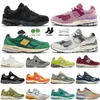 2023 Kvinnor Män Running Shoes 2002r Black White Rume Salhe Bembury Protection Pack Suede Red Green Camo Navy Blue 2002 R Green Gold Sports Trainers Sneakers Storlek 45
