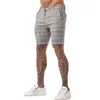 Heren shorts Gingtto Mens Chino Shorts Summer Clothing Board Shorts Elastische taille Slim Fit Workpantes Casual Fitness Aankines Zm803 230417