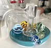 Volledig gelaste Terp Slurper Set Quartz Banger Nail smoke met marmeren carb cap bal Vacuüm parels pil koepelloze olie glazen bong rigs ZZ