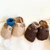 Slipper Autumn Winter Children Korean Wool Shoes Fashion Warm Slippers Baby Casual Cotton Boys Girls Non slip 231116